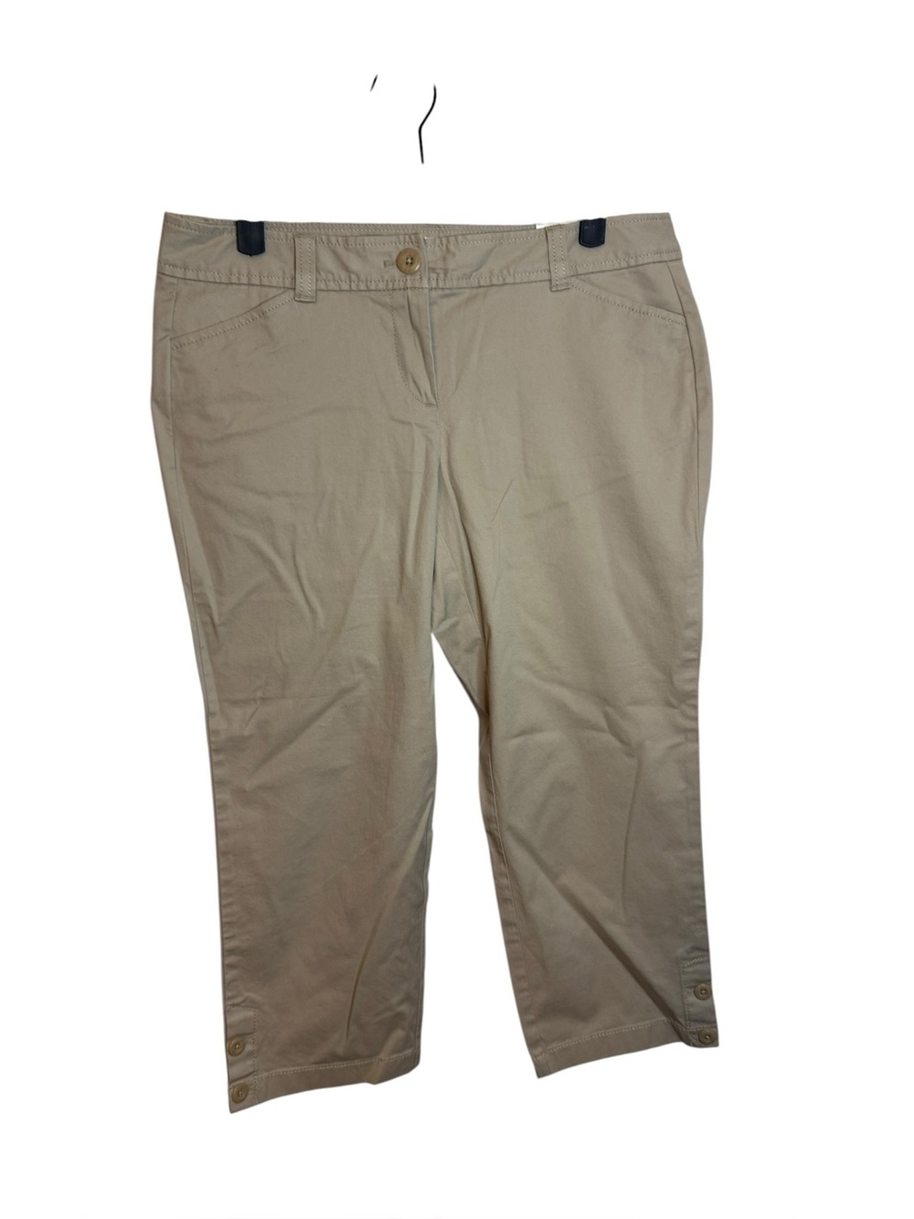Nwt Loft Beige Original Crop Capris